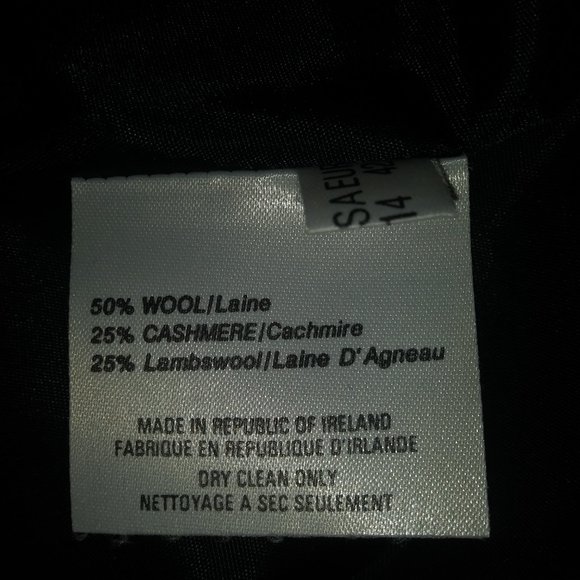 Henry White Ireland Cashmere and Wool Coat - Picture 5 of 5